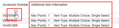 Hide the Additional Information column